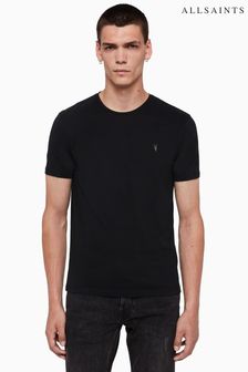 AllSaints Black Brace Short-Sleeve Crew T-Shirt (T41107) | 223 SAR