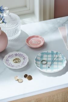 Set of 3 Multi Scallop Edge Printed Trinket Dishes (T41280) | $27