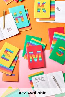 Bright Set of 3 Monogram Brights A6 Notebooks (T41290) | LEI 34