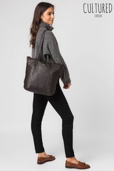 Cultured London Havering Leather Tote Bag (T41618) | €50