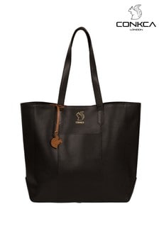 Conkca Hardy Vegetable-Tanned Leather Shopper Bag (T41632) | ₪ 186