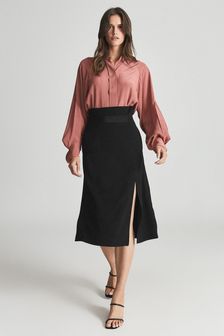 Reiss Black Toni Pencil Skirt (T42429) | €195