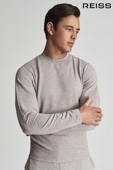 סוודר עם צווארון עגול של REISS דגם Adam Melange (T43531) | ‏496 ‏₪