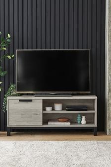 Grey Bronx Up to 50 inch Oak Effect TV Unit (T44600) | €245