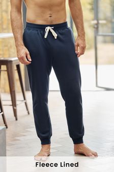 Navy Blue Borg Lined Cuffed Joggers (T44710) | 43 €