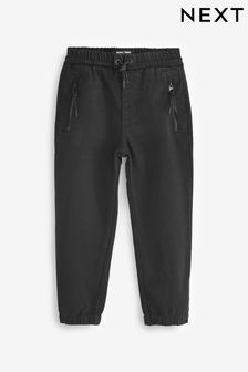 Črna - Izredno mehke hlače za prosti čas iz denima Jean (3–16 let) (T44827) | €14 - €19