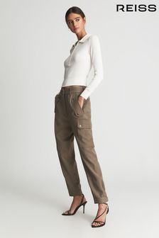 Women's REISS Casual Plain Trousers 