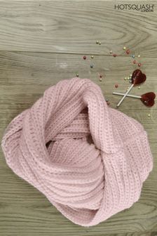 Розовый женский шарф-снуд Hot Squash (T45670) | 23 650 тг