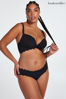 Bas de bikini Hunkemöller Noir Rio festonné (T45711) | 23€