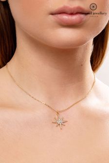 Золотистое ожерелье с подвеской-звездой Caramel Jewellery London (T46009) | €16