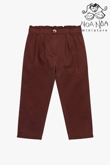 Noa Noa Brown Miniature Mini Basic Chino Trousers (T46420) | €24