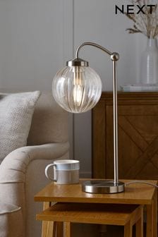 Brushed Chrome Bourton Desk Lamp (T46459) | €66