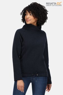 Regatta - Bethan - Wollige zwarte pullover-fleece (T46564) | €35