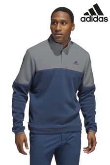 adidas Golf DWR Colourblock 1/4 Zip Sweatshirt (T46762) | $76