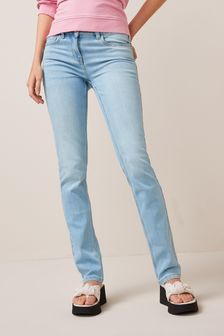 כחול מולבן - ג'ינס בגזרה צרה (T46924) | ‏70 ₪