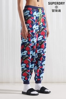 Superdry Unisex Natural SDX Limited Edition All Over Print Joggers