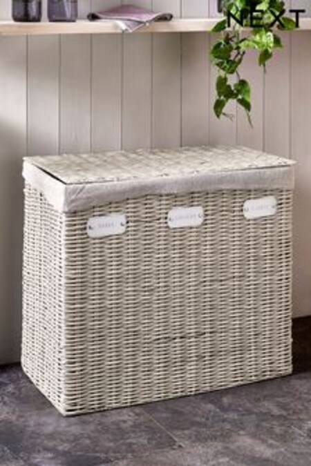Trieuse de lessive en osier en plastique (T47225) | €74