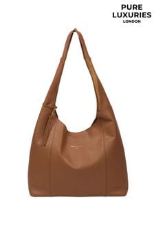 Pure Luxuries London Nina Leather Shoulder Bag (T47533) | ₪ 186