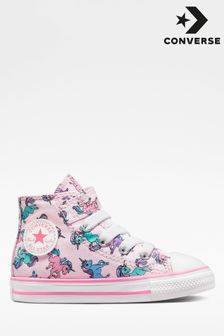 Розовые детские кроссовки с единорогами Converse 1v (T47792) | €45
