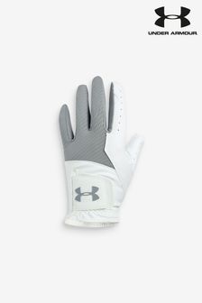 Grau/Weiß - Under Armour Golf Mdeal Handschuhe (T47829) | 15 €