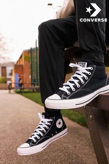 أسود - حذاء رياضة متوسط الطول Malden Street من Converse (T47839) | 383 ر.س