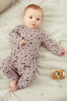 Grey Baby Printed Baby Ribbed T-Shirt And Leggings Set (T48336) | €12 - €14