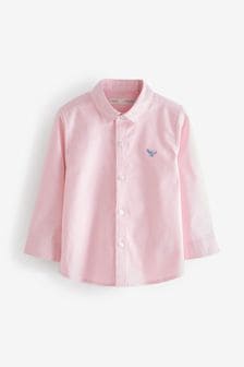 Light Pink Long Sleeve Oxford Shirt (3mths-7yrs) (T48415) | €9 - €11