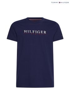 Niebieska koszulka Tommy Hilfiger (T48500) | 281 zł