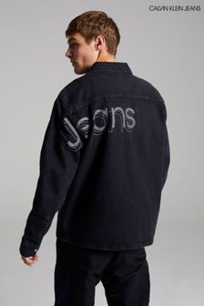 Calvin Klein Jeans Black Shirt Jacket (T48591) | SGD 154