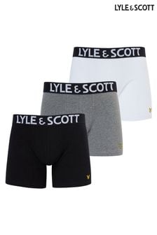 Lyle & Scott Daniel Premium-Unterhosen im 3er-Pack, Schwarz (T48731) | 42 €
