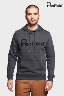 Penfield Bear Kapuzensweatshirt mit Schriftzug auf der Brust, Grau (T48878) | 101 €