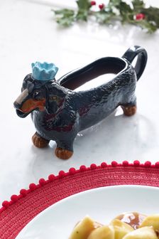 Weihnachtenfeier Sauciere Krug mit Hundemotiv (T49392) | 20 €