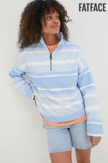 FatFace Blue Tie Dye Relaxed Airlie Sweatshirt (T49461) | €37