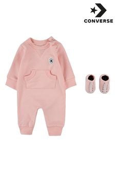 Converse Pink Baby Pramsuit (T49554) | $71