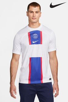 Nike White PSG 22/23 Third Stadium Football Shirt (T49887) | €38