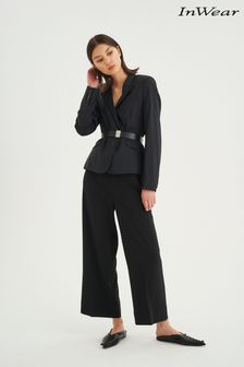 InWear Black Zhen Culotte Pants (T49910) | €128