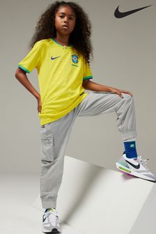 Nike Yellow Brazil Home Stadium Football T-Shirt (T49967) | BGN 173