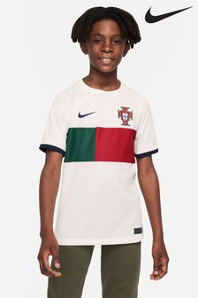 Nike White Blank Portugal Away Stadium Football Shirt (T49973) | €75