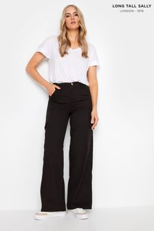 Long Tall Sally Black Loose Utility Trousers (T49981) | €50
