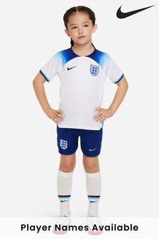 Nike White Blank Little Kids England Home Football Kit (T49986) | €69