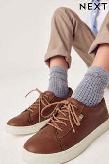 Tan Brown Smart Lace-Up Shoes (T50270) | KRW38,400 - KRW53,400