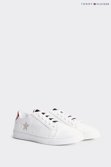 Tommy Hilfiger Red Star Metallic Trainers