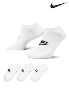 Nike White Everyday Essential Ankle Socks 3 Pack (T50326) | kr221
