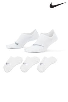 Nike Grey Womens Footsie Training Socks 3 Pack (T50328) | €17.50