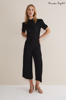 Phase Eight Black Wide Leg Audrea Culottes (T50406) | ₪ 397