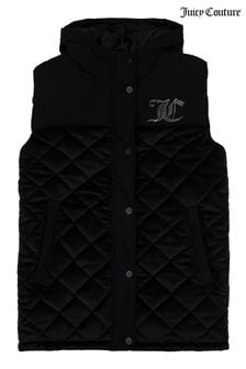 Juicy Couture Quilted Black Gilet (T50414) | $131 - $158
