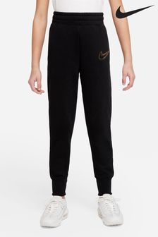 Pantaloni de sport lucioase din fleece Nike Swoosh (T50497) | 227 LEI