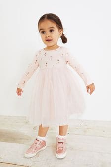 Pink Party Dress (3mths-7yrs) (T50643) | €27 - €33