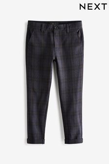 Navy/Blue Formal Check Trousers (3-16yrs) (T50754) | €22 - €30