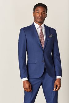 Bright Blue Slim Fit Suit: Jacket (T50833) | 107 €